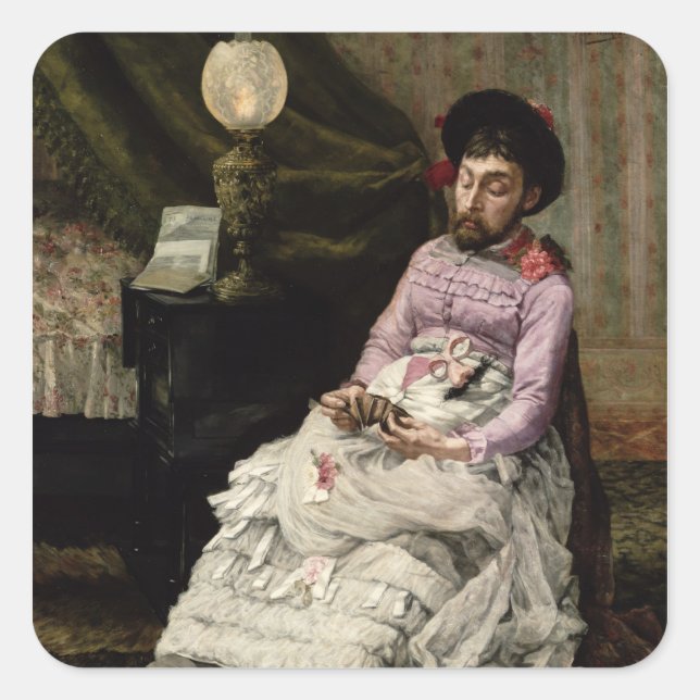 The Clown Square Sticker (Front)