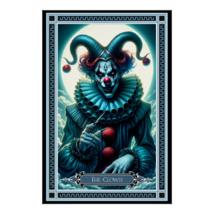 The Clown Tarot Card Poster