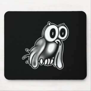 The Clown X Owl Ghost X Vintage Cartoon Mouse Mat