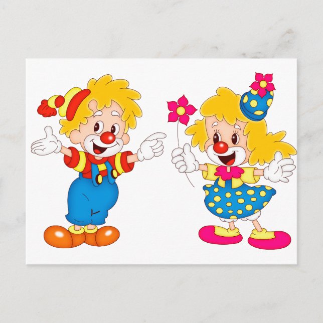 the clowns postcard (Front)