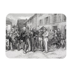 The Club Room of Zermatt in 1864, from 'The Ascent Magnet