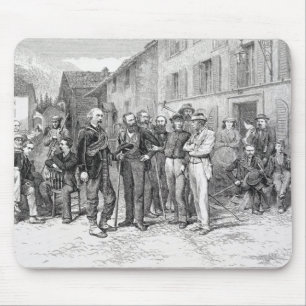 The Club Room of Zermatt in 1864, from 'The Ascent Mouse Mat