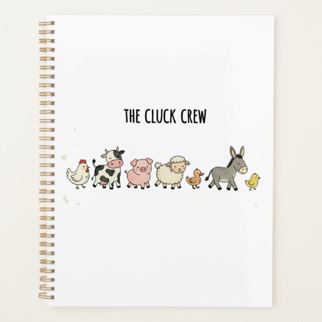 "The Cluck Crew" Planner (Front)