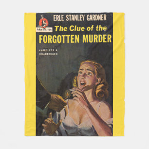 The Clue of the Forgotten Murder Fleece Blanket