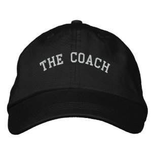 The Coach Basic Adjustable Embroidered Cap Black