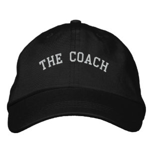 The Coach Basic Adjustable Embroidered  Cap Black