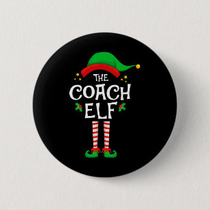 The Coach Elf Christmas Family Matching Group 6 Cm Round Badge