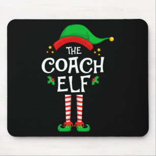 The Coach Elf Christmas Family Matching Group Mouse Mat