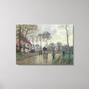 The Coach to Louveciennes, 1870 Canvas Print