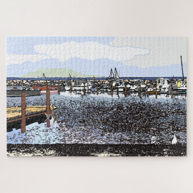 The Coast, Marseillan South of France  Jigsaw Puzzle (Horizontal)