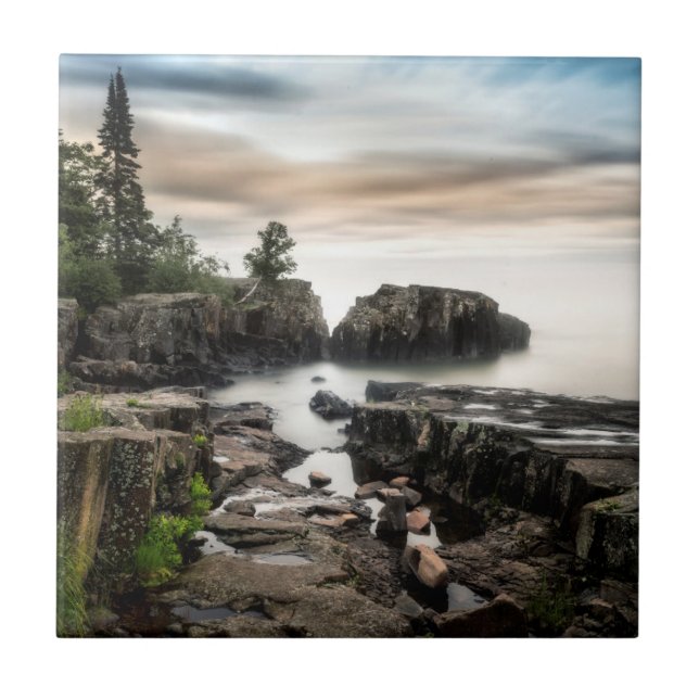 The Coast of Lake Superior | Minnesota Tile (Front)