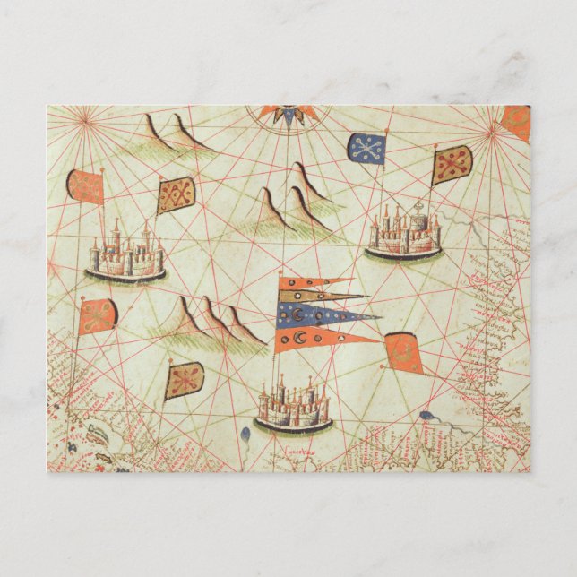 The Coast of Tunisia and the Gulf of Gabes Postcard (Front)