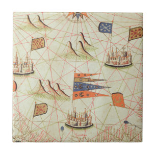 The Coast of Tunisia and the Gulf of Gabes Tile