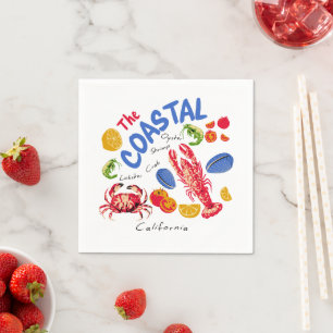 The Coastal Seafood Market Napkin