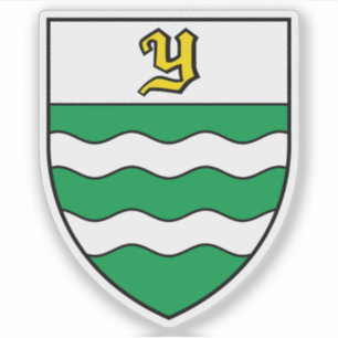The coat of arms of Yverdon-les-Bains, Switzerland
