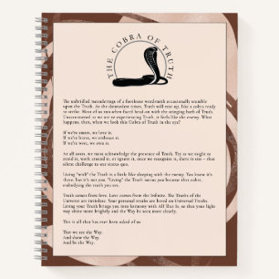 The Cobra of Truth Inspirational Journalling Notebook