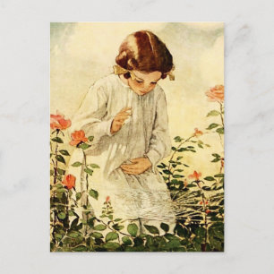 The Cobweb by Jessie Willcox Smith Holiday Postcard