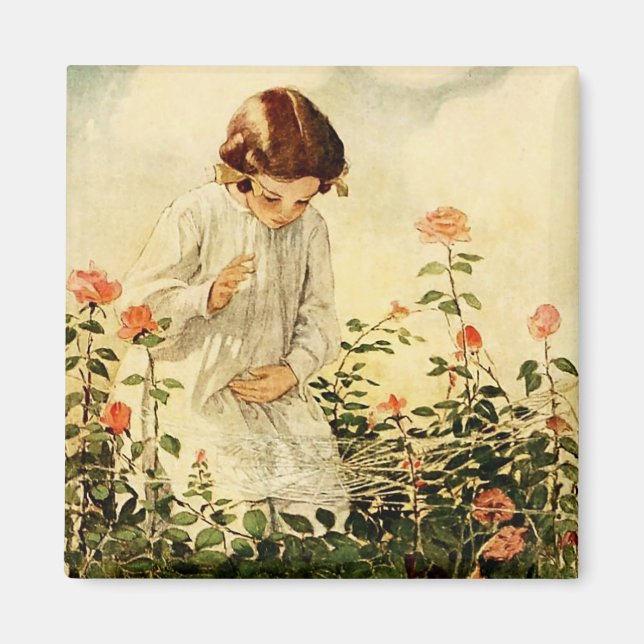 The Cobweb by Jessie Willcox Smith Magnet (Front)