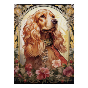 The Cocker Spaniel Dog 003 - Natalia Mucha Poster