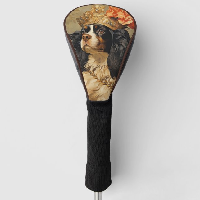 The Cocker Spaniel Dog 003 - Odessa Leyendecker Golf Head Cover (Front)