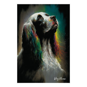 The Cocker Spaniel Dog - Composition 006 Poster