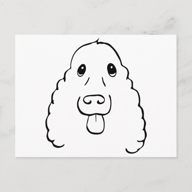 The Cocker Spaniel Postcard (Front)