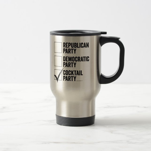 The Cocktail Party Travel Mug (Right)
