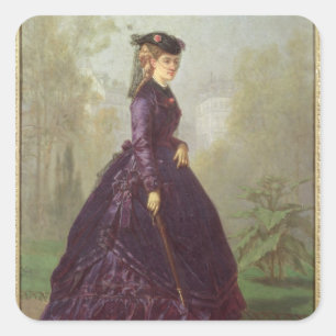 The Cocodette, 1867 Square Sticker