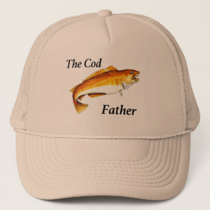 The Cod Father ideal fishing present. Trucker Hat