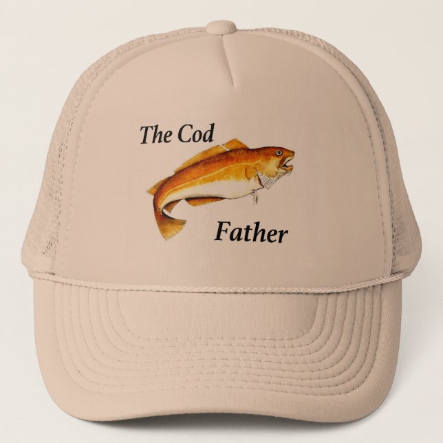The Cod Father ideal fishing present. Trucker Hat (Front)