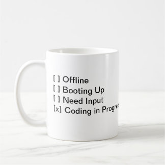 The Coder's Caffeine Meter Coffee Mug