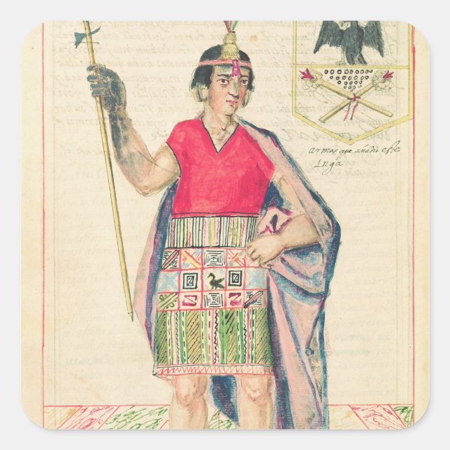The Codice Murua Square Sticker (Front)