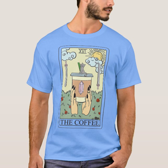 The Coffee Coffeelover Magic Coffein Drinking T-Shirt (Front)