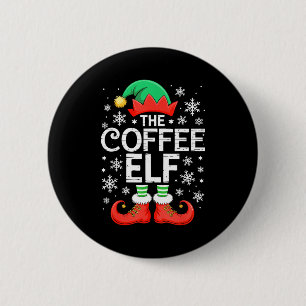 The Coffee Elf Shirt Men Women Family Matching Chr 6 Cm Round Badge