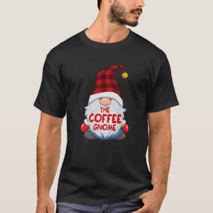 The Coffee Gnome Funny Matching Family Christmas T-Shirt