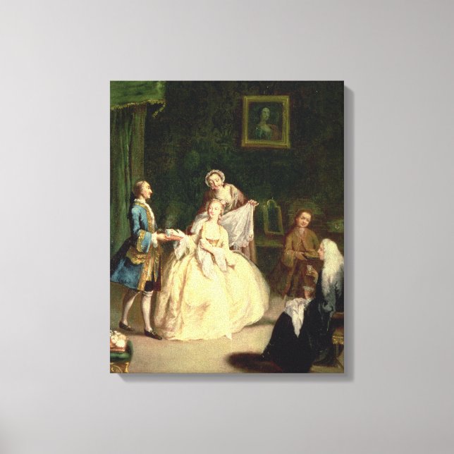The Coffee House Canvas Print (Front)