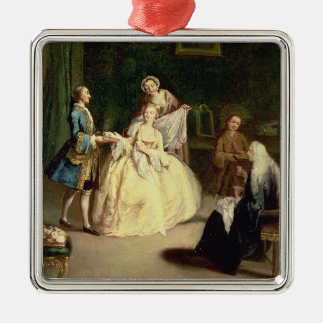 The Coffee House Metal Tree Decoration (Front)