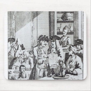 The Coffee House Politicians Mouse Mat