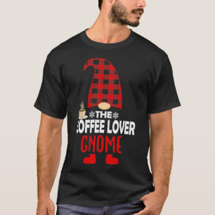 The coffee lover Gnome Family Xmas Christmas Pullo T-Shirt