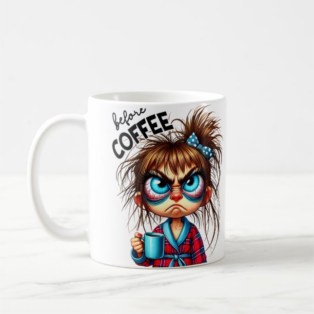 The coffee monster in me coffee mug (Left)