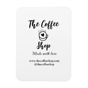 The coffee shop and website social media business  magnet