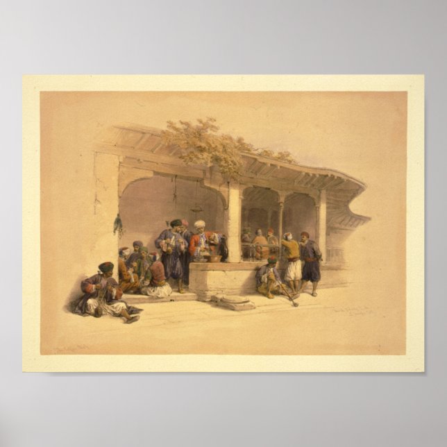 The coffee shop, Cairo Poster (Front)