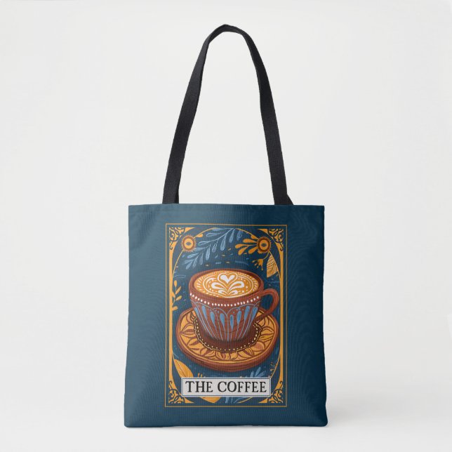 The Coffee Tarot  Tote Bag (Front)