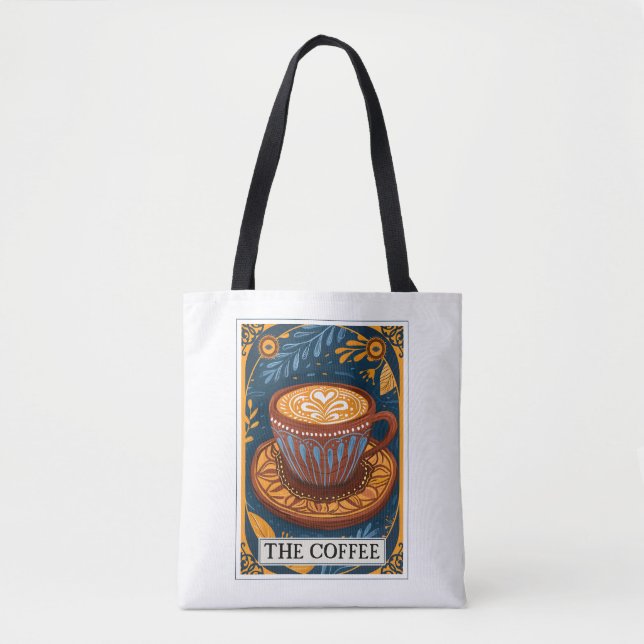 The Coffee Tarot  Tote Bag (Front)