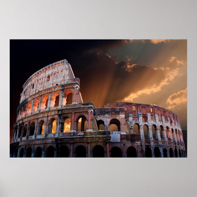 The Coliseum of Ancient Rome Poster (Front)