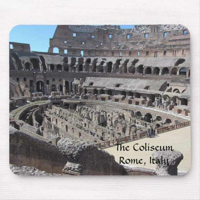 The Coliseum, Rome Italy Mouse Mat (Front)