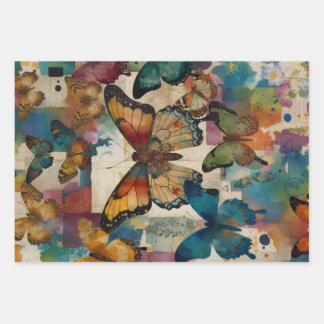 The Collage Trio: Premium Multi-Use Wrapping & Dec Paper Sheet