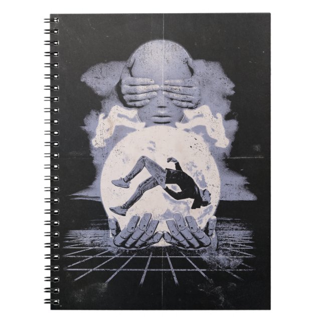 The Collapse - Techno-Dystopian Streetwear Design Notebook (Front)