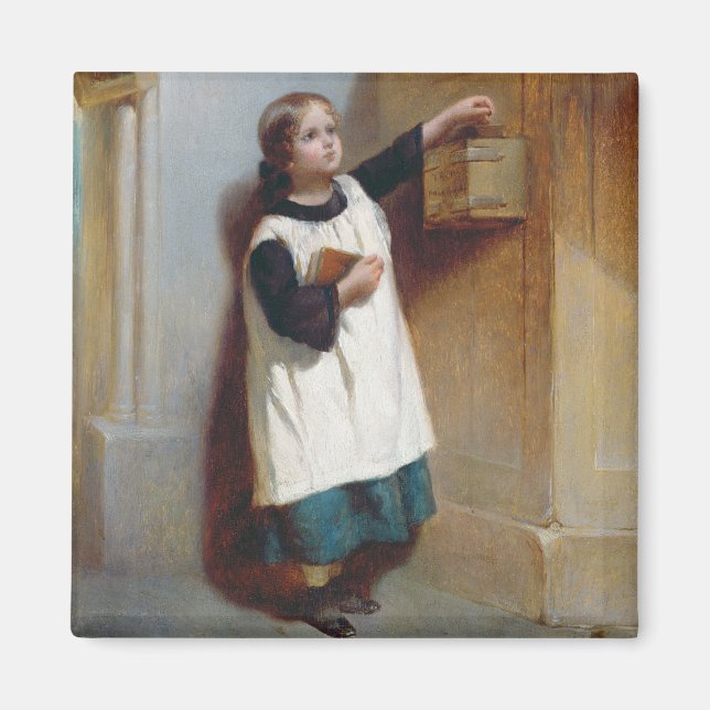 The Collection Box (oil on panel) Magnet (Front)