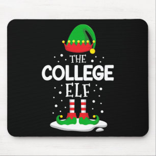 The College Elf Christmas Family Matching Outfit X Mouse Mat